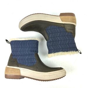 Merrell Haven Bluff Ankle Boot 7 Womens Slip On Bootie Peacoat J17852 Liq New